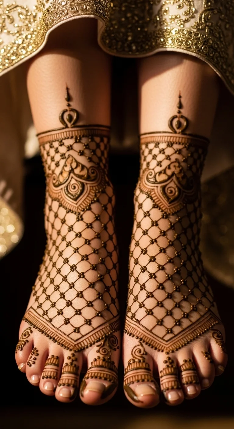 28-gorgeous-bridal-foot-mehndi-designs-craftedwizard
